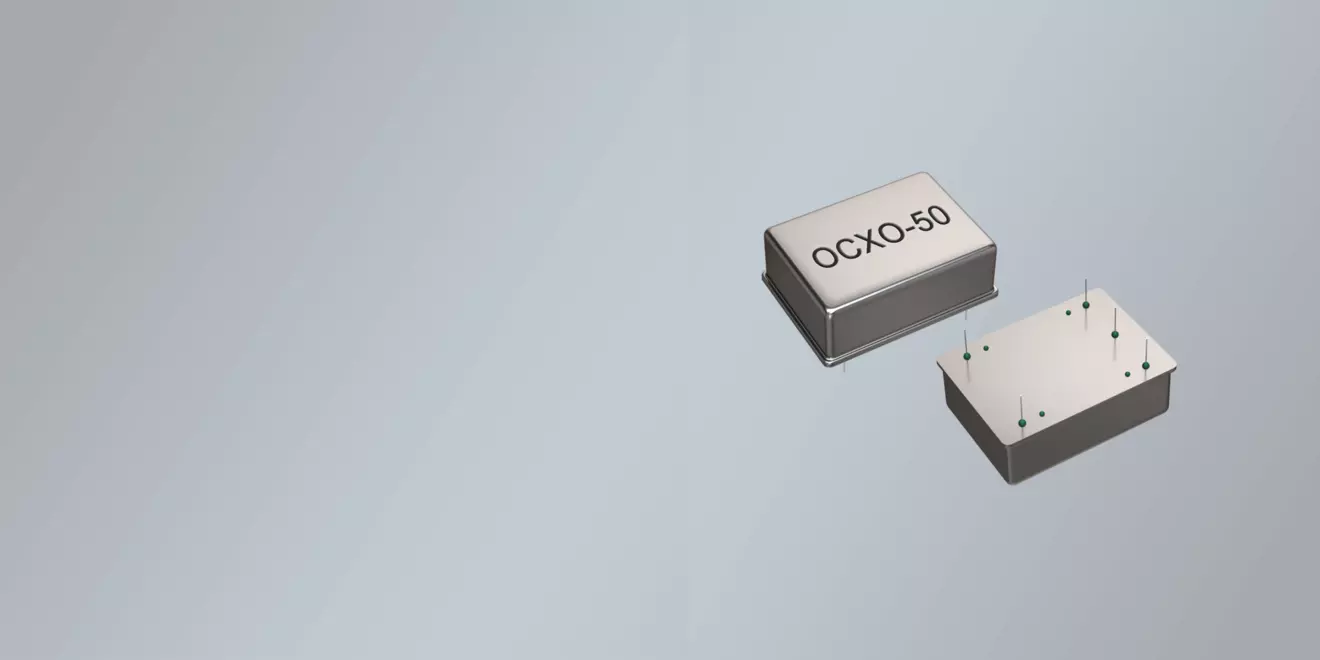 THT OCXO OSZILLATOR 50.8 x 50.8 mm 10.0-50.0 MHz 