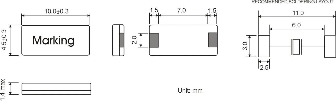 SMD QUARZ 10,0 x 4,5 mm 3.2768 - 10.0MHz SMD QUARZ 10,0 x 4,5 mm 3.2768 - 10.0MHz