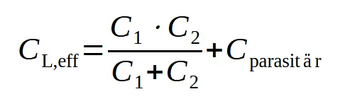 effektive Lastkapazität Formel