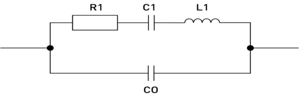 Ersatzschaltbild eines Schwingquarzes
