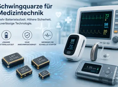 Widerstandsoptimierte Schwingquarze für energieeffiziente Medizintechnik Widerstandsoptimierte Schwingquarze für energieeffiziente Medizintechnik