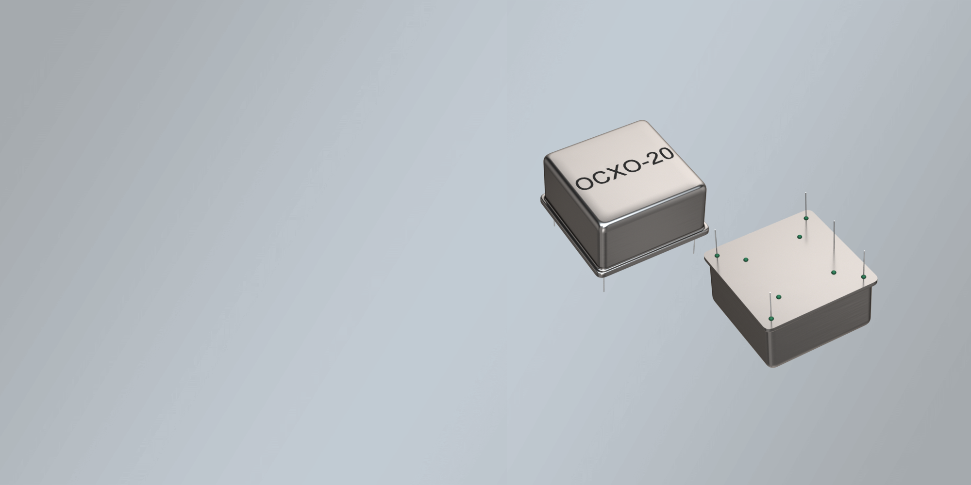 THT OCXO OSZILLATOR 20.5 x 20.5 mm 2.0-100.0 MHz