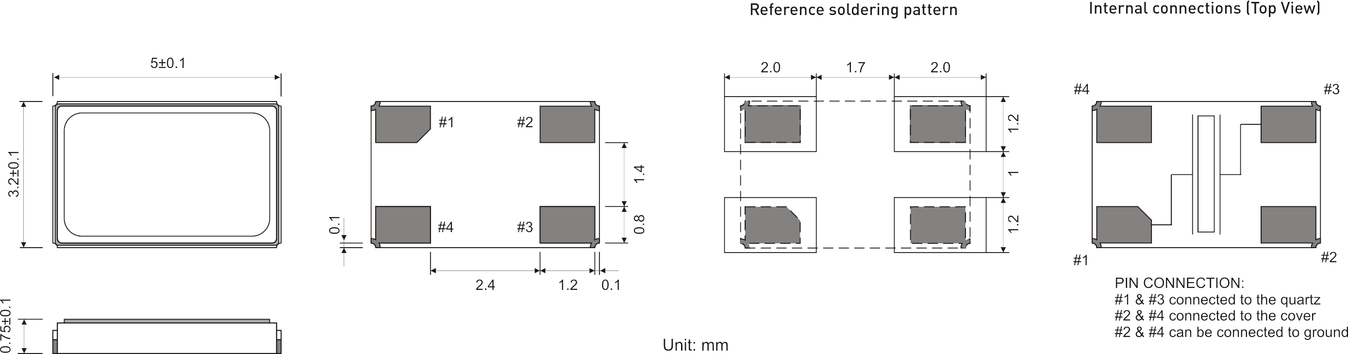 SMD QUARZ 8.0 - 80.0 MHz 